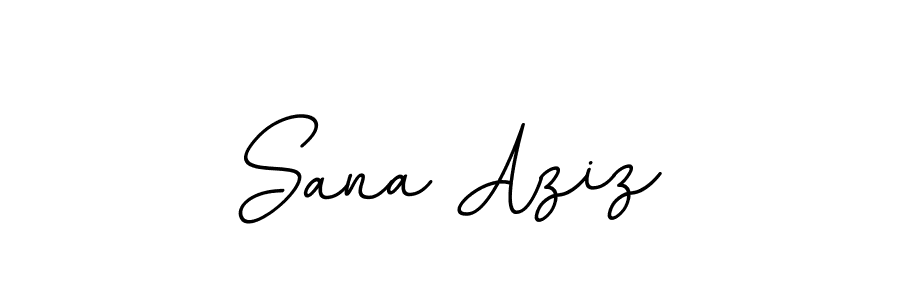 You should practise on your own different ways (BallpointsItalic-DORy9) to write your name (Sana Aziz) in signature. don't let someone else do it for you. Sana Aziz signature style 11 images and pictures png