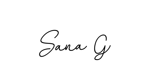 Check out images of Autograph of Sana G name. Actor Sana G Signature Style. BallpointsItalic-DORy9 is a professional sign style online. Sana G signature style 11 images and pictures png
