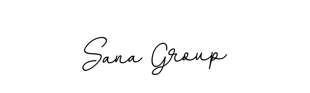How to make Sana Group name signature. Use BallpointsItalic-DORy9 style for creating short signs online. This is the latest handwritten sign. Sana Group signature style 11 images and pictures png