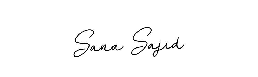 Make a beautiful signature design for name Sana Sajid. With this signature (BallpointsItalic-DORy9) style, you can create a handwritten signature for free. Sana Sajid signature style 11 images and pictures png