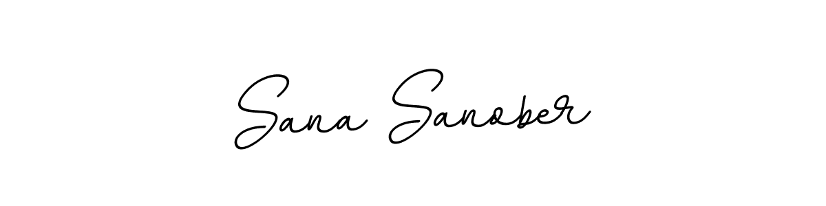 How to make Sana Sanober signature? BallpointsItalic-DORy9 is a professional autograph style. Create handwritten signature for Sana Sanober name. Sana Sanober signature style 11 images and pictures png