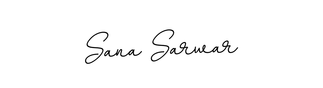 Sana Sarwar stylish signature style. Best Handwritten Sign (BallpointsItalic-DORy9) for my name. Handwritten Signature Collection Ideas for my name Sana Sarwar. Sana Sarwar signature style 11 images and pictures png