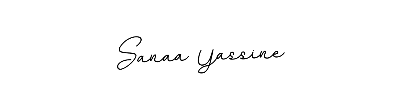 Sanaa Yassine stylish signature style. Best Handwritten Sign (BallpointsItalic-DORy9) for my name. Handwritten Signature Collection Ideas for my name Sanaa Yassine. Sanaa Yassine signature style 11 images and pictures png