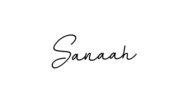 Use a signature maker to create a handwritten signature online. With this signature software, you can design (BallpointsItalic-DORy9) your own signature for name Sanaah. Sanaah signature style 11 images and pictures png