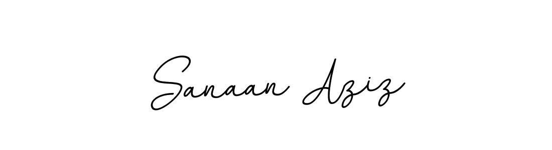 Make a beautiful signature design for name Sanaan Aziz. Use this online signature maker to create a handwritten signature for free. Sanaan Aziz signature style 11 images and pictures png