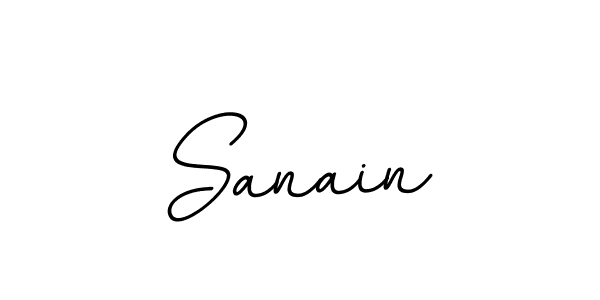 Sanain stylish signature style. Best Handwritten Sign (BallpointsItalic-DORy9) for my name. Handwritten Signature Collection Ideas for my name Sanain. Sanain signature style 11 images and pictures png