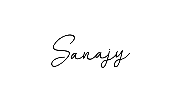 The best way (BallpointsItalic-DORy9) to make a short signature is to pick only two or three words in your name. The name Sanajy include a total of six letters. For converting this name. Sanajy signature style 11 images and pictures png