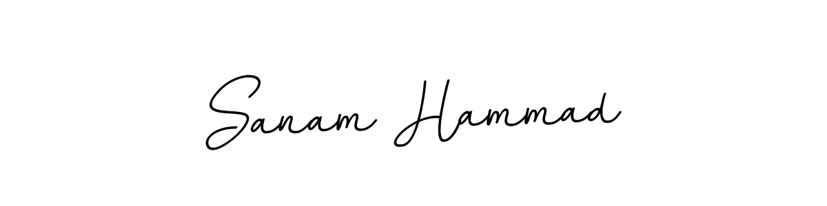 if you are searching for the best signature style for your name Sanam Hammad. so please give up your signature search. here we have designed multiple signature styles  using BallpointsItalic-DORy9. Sanam Hammad signature style 11 images and pictures png