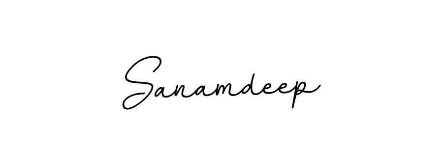 How to make Sanamdeep signature? BallpointsItalic-DORy9 is a professional autograph style. Create handwritten signature for Sanamdeep name. Sanamdeep signature style 11 images and pictures png