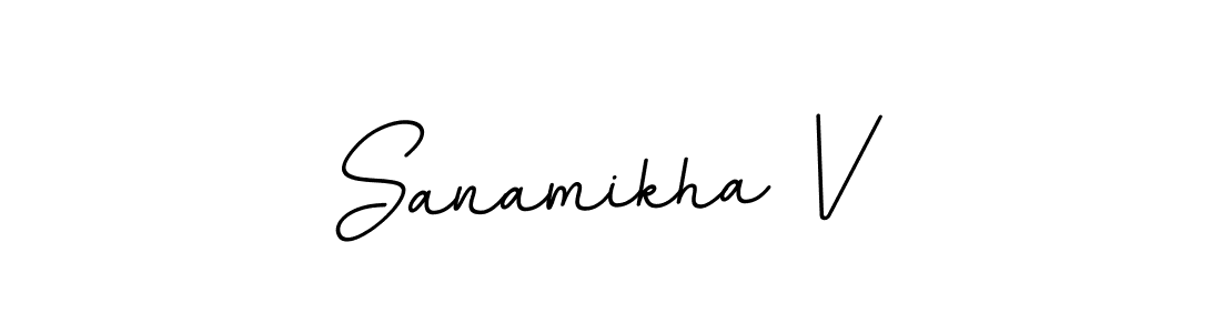 Make a beautiful signature design for name Sanamikha V. Use this online signature maker to create a handwritten signature for free. Sanamikha V signature style 11 images and pictures png