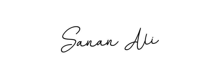 Design your own signature with our free online signature maker. With this signature software, you can create a handwritten (BallpointsItalic-DORy9) signature for name Sanan Ali. Sanan Ali signature style 11 images and pictures png