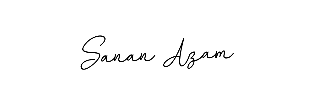 Design your own signature with our free online signature maker. With this signature software, you can create a handwritten (BallpointsItalic-DORy9) signature for name Sanan Azam. Sanan Azam signature style 11 images and pictures png