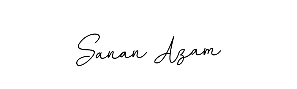 You should practise on your own different ways (BallpointsItalic-DORy9) to write your name (Sanan Azam) in signature. don't let someone else do it for you. Sanan Azam signature style 11 images and pictures png