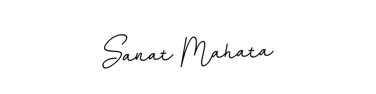 Create a beautiful signature design for name Sanat Mahata. With this signature (BallpointsItalic-DORy9) fonts, you can make a handwritten signature for free. Sanat Mahata signature style 11 images and pictures png