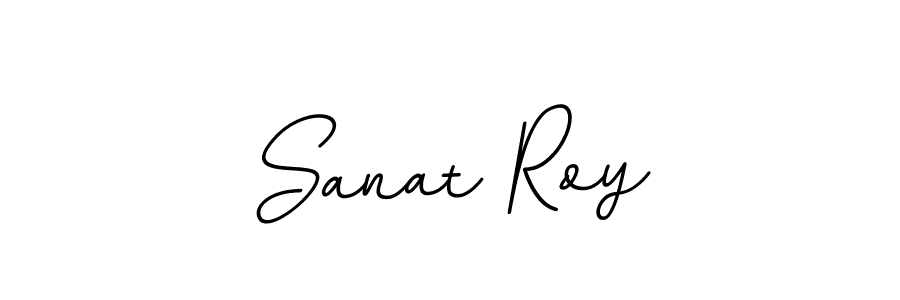 Make a beautiful signature design for name Sanat Roy. With this signature (BallpointsItalic-DORy9) style, you can create a handwritten signature for free. Sanat Roy signature style 11 images and pictures png