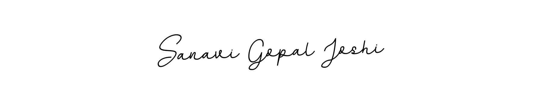 Sanavi Gopal Joshi stylish signature style. Best Handwritten Sign (BallpointsItalic-DORy9) for my name. Handwritten Signature Collection Ideas for my name Sanavi Gopal Joshi. Sanavi Gopal Joshi signature style 11 images and pictures png