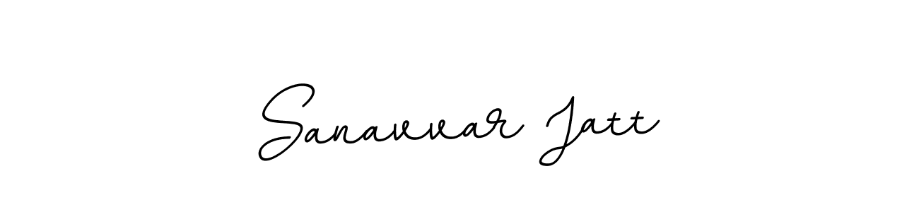 Create a beautiful signature design for name Sanavvar Jatt. With this signature (BallpointsItalic-DORy9) fonts, you can make a handwritten signature for free. Sanavvar Jatt signature style 11 images and pictures png