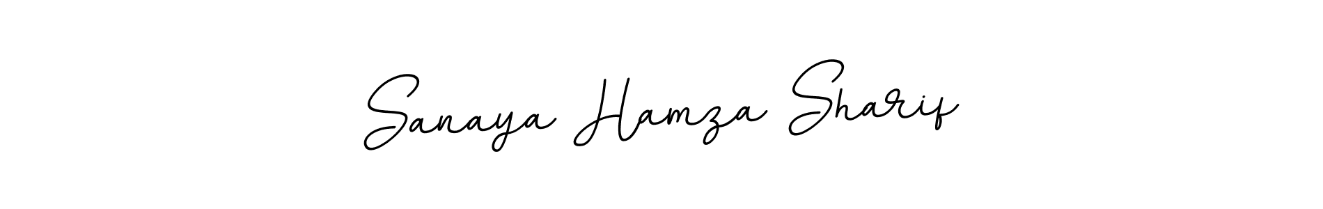 Make a short Sanaya Hamza Sharif signature style. Manage your documents anywhere anytime using BallpointsItalic-DORy9. Create and add eSignatures, submit forms, share and send files easily. Sanaya Hamza Sharif signature style 11 images and pictures png