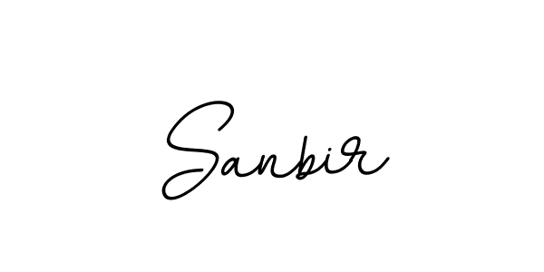 if you are searching for the best signature style for your name Sanbir. so please give up your signature search. here we have designed multiple signature styles  using BallpointsItalic-DORy9. Sanbir signature style 11 images and pictures png