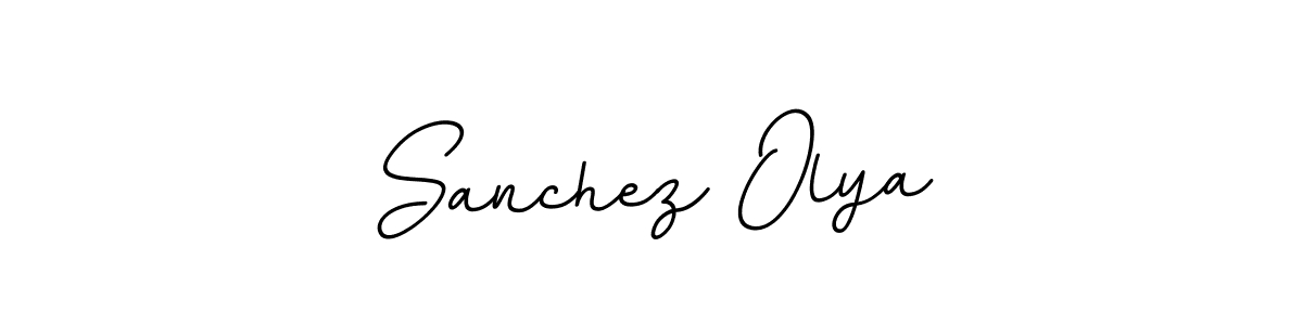It looks lik you need a new signature style for name Sanchez Olya. Design unique handwritten (BallpointsItalic-DORy9) signature with our free signature maker in just a few clicks. Sanchez Olya signature style 11 images and pictures png