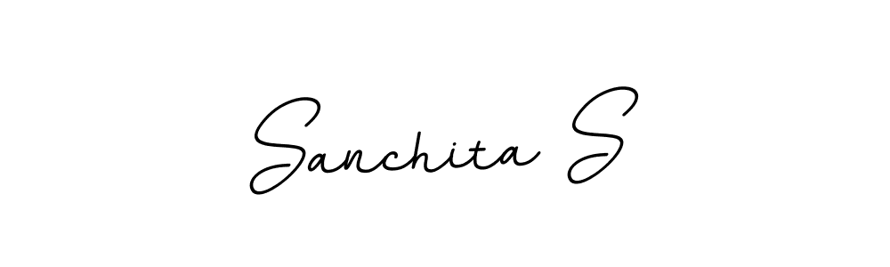 It looks lik you need a new signature style for name Sanchita S. Design unique handwritten (BallpointsItalic-DORy9) signature with our free signature maker in just a few clicks. Sanchita S signature style 11 images and pictures png