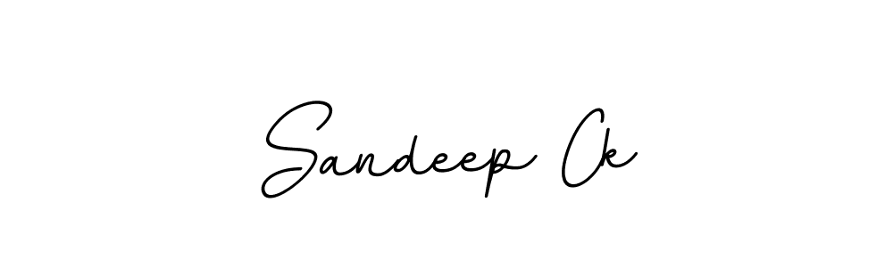 This is the best signature style for the Sandeep Ck name. Also you like these signature font (BallpointsItalic-DORy9). Mix name signature. Sandeep Ck signature style 11 images and pictures png