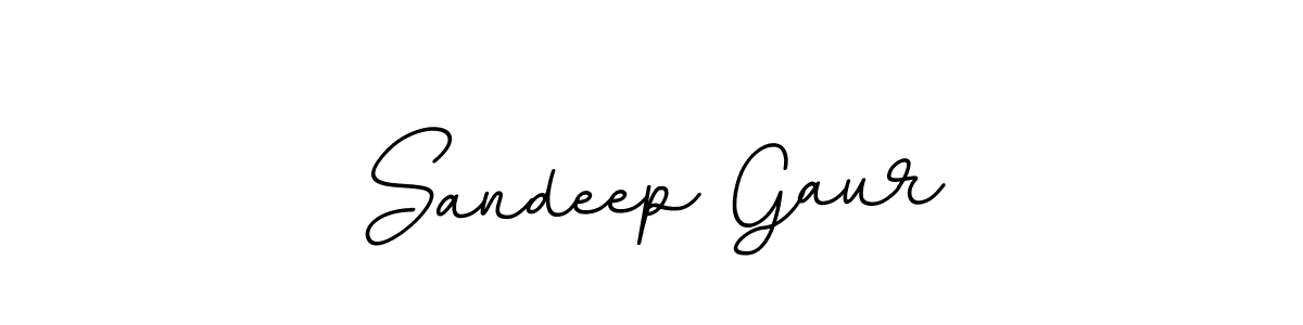 Use a signature maker to create a handwritten signature online. With this signature software, you can design (BallpointsItalic-DORy9) your own signature for name Sandeep Gaur. Sandeep Gaur signature style 11 images and pictures png