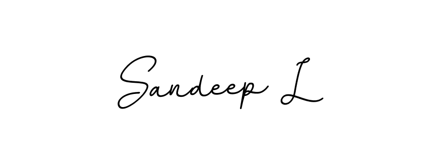 Also we have Sandeep L name is the best signature style. Create professional handwritten signature collection using BallpointsItalic-DORy9 autograph style. Sandeep L signature style 11 images and pictures png