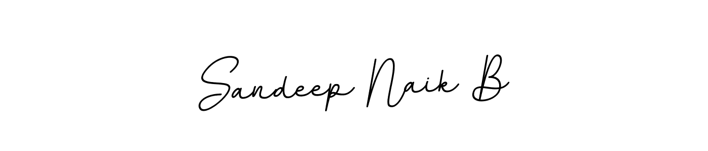 Sandeep Naik B stylish signature style. Best Handwritten Sign (BallpointsItalic-DORy9) for my name. Handwritten Signature Collection Ideas for my name Sandeep Naik B. Sandeep Naik B signature style 11 images and pictures png