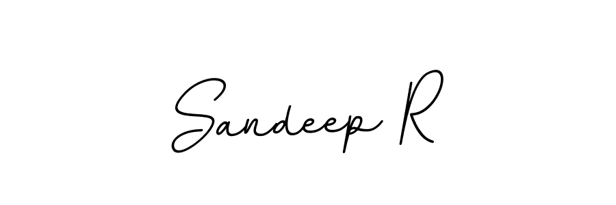 if you are searching for the best signature style for your name Sandeep R. so please give up your signature search. here we have designed multiple signature styles  using BallpointsItalic-DORy9. Sandeep R signature style 11 images and pictures png