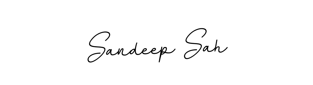 Sandeep Sah stylish signature style. Best Handwritten Sign (BallpointsItalic-DORy9) for my name. Handwritten Signature Collection Ideas for my name Sandeep Sah. Sandeep Sah signature style 11 images and pictures png
