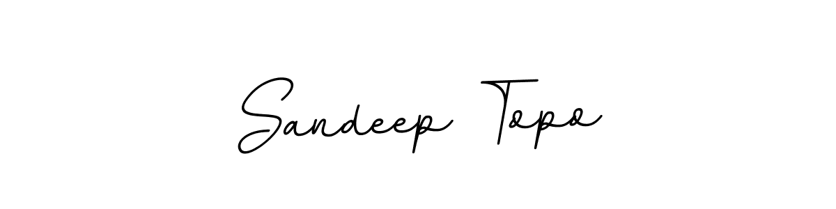Also You can easily find your signature by using the search form. We will create Sandeep Topo name handwritten signature images for you free of cost using BallpointsItalic-DORy9 sign style. Sandeep Topo signature style 11 images and pictures png
