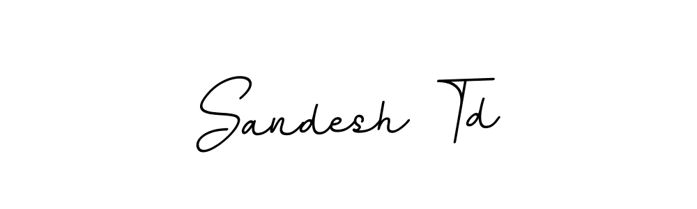 How to Draw Sandesh Td signature style? BallpointsItalic-DORy9 is a latest design signature styles for name Sandesh Td. Sandesh Td signature style 11 images and pictures png