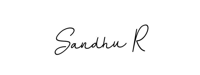 Use a signature maker to create a handwritten signature online. With this signature software, you can design (BallpointsItalic-DORy9) your own signature for name Sandhu R. Sandhu R signature style 11 images and pictures png