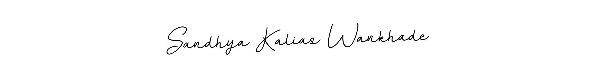 The best way (BallpointsItalic-DORy9) to make a short signature is to pick only two or three words in your name. The name Sandhya Kalias Wankhade include a total of six letters. For converting this name. Sandhya Kalias Wankhade signature style 11 images and pictures png