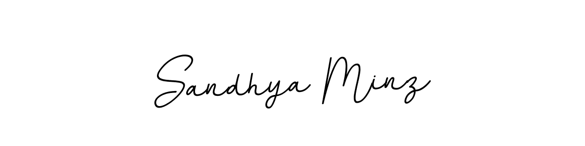 Use a signature maker to create a handwritten signature online. With this signature software, you can design (BallpointsItalic-DORy9) your own signature for name Sandhya Minz. Sandhya Minz signature style 11 images and pictures png