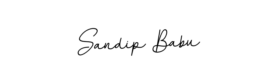 Sandip Babu stylish signature style. Best Handwritten Sign (BallpointsItalic-DORy9) for my name. Handwritten Signature Collection Ideas for my name Sandip Babu. Sandip Babu signature style 11 images and pictures png