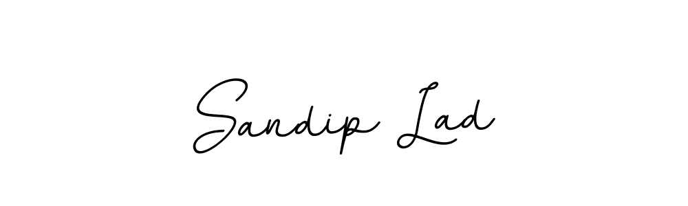 Design your own signature with our free online signature maker. With this signature software, you can create a handwritten (BallpointsItalic-DORy9) signature for name Sandip Lad. Sandip Lad signature style 11 images and pictures png