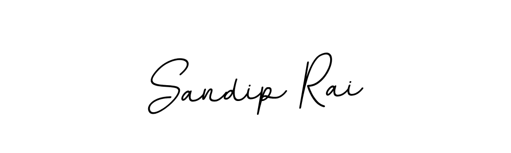 How to make Sandip Rai name signature. Use BallpointsItalic-DORy9 style for creating short signs online. This is the latest handwritten sign. Sandip Rai signature style 11 images and pictures png