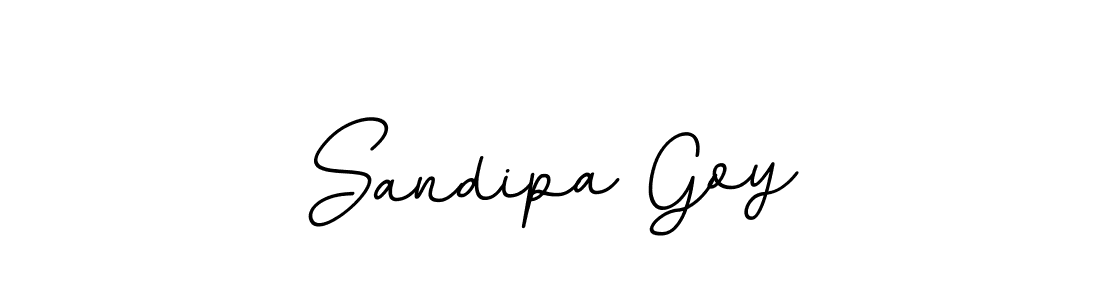 You should practise on your own different ways (BallpointsItalic-DORy9) to write your name (Sandipa Goy) in signature. don't let someone else do it for you. Sandipa Goy signature style 11 images and pictures png