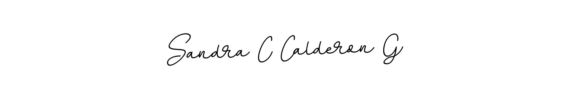 if you are searching for the best signature style for your name Sandra C Calderon G. so please give up your signature search. here we have designed multiple signature styles  using BallpointsItalic-DORy9. Sandra C Calderon G signature style 11 images and pictures png