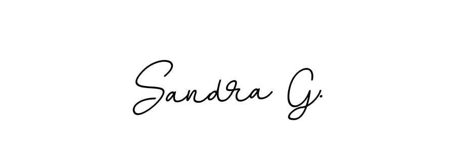 Make a beautiful signature design for name Sandra G.. Use this online signature maker to create a handwritten signature for free. Sandra G. signature style 11 images and pictures png
