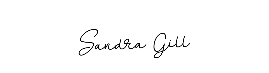Make a beautiful signature design for name Sandra Gill. With this signature (BallpointsItalic-DORy9) style, you can create a handwritten signature for free. Sandra Gill signature style 11 images and pictures png