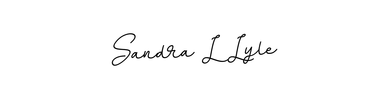 Make a beautiful signature design for name Sandra L Lyle. With this signature (BallpointsItalic-DORy9) style, you can create a handwritten signature for free. Sandra L Lyle signature style 11 images and pictures png