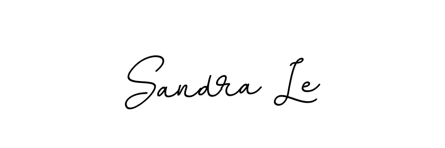 Use a signature maker to create a handwritten signature online. With this signature software, you can design (BallpointsItalic-DORy9) your own signature for name Sandra Le. Sandra Le signature style 11 images and pictures png