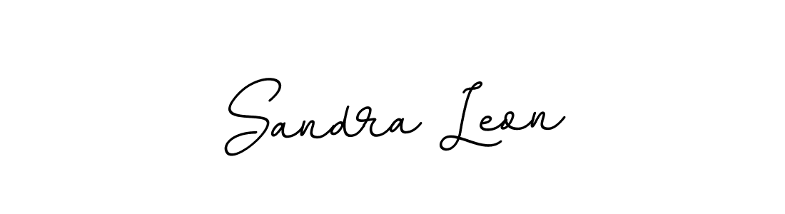 Sandra Leon stylish signature style. Best Handwritten Sign (BallpointsItalic-DORy9) for my name. Handwritten Signature Collection Ideas for my name Sandra Leon. Sandra Leon signature style 11 images and pictures png