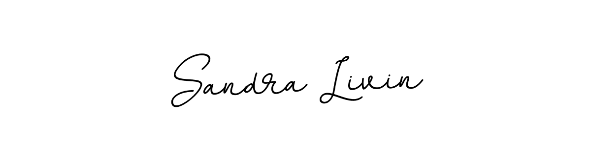 Create a beautiful signature design for name Sandra Livin. With this signature (BallpointsItalic-DORy9) fonts, you can make a handwritten signature for free. Sandra Livin signature style 11 images and pictures png