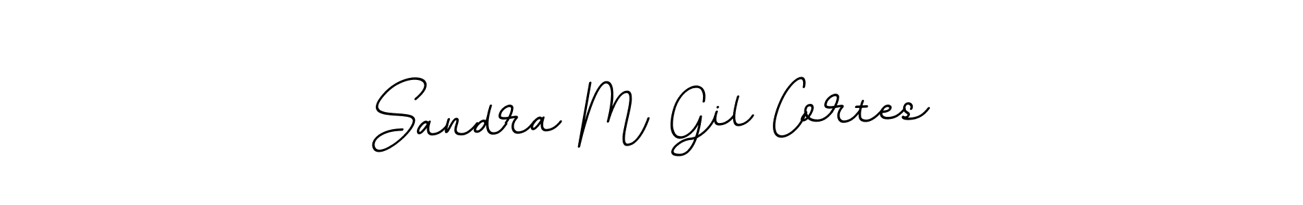 How to make Sandra M Gil Cortes signature? BallpointsItalic-DORy9 is a professional autograph style. Create handwritten signature for Sandra M Gil Cortes name. Sandra M Gil Cortes signature style 11 images and pictures png