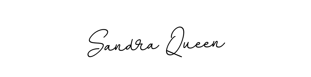 Sandra Queen stylish signature style. Best Handwritten Sign (BallpointsItalic-DORy9) for my name. Handwritten Signature Collection Ideas for my name Sandra Queen. Sandra Queen signature style 11 images and pictures png