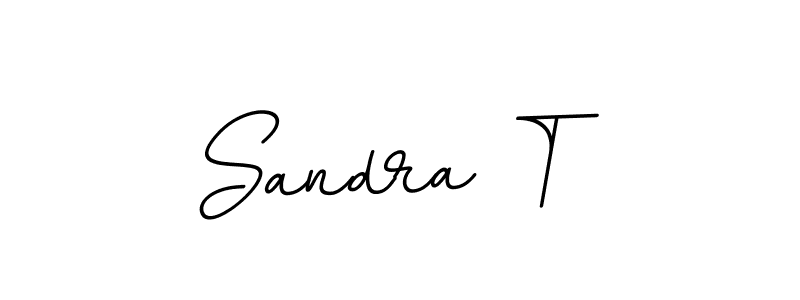 You should practise on your own different ways (BallpointsItalic-DORy9) to write your name (Sandra T) in signature. don't let someone else do it for you. Sandra T signature style 11 images and pictures png